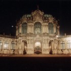 Der Zwinger in Dresden bei Nacht