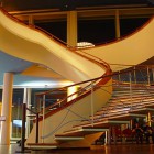 Flight of winding stairs